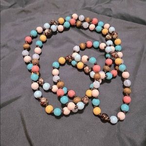 NWT Sawyer Marie Plunder beaded Necklace.